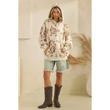 Printed Fleece Hoodie