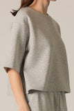 P. CILL Butter Modal Overlap Back Detail Top