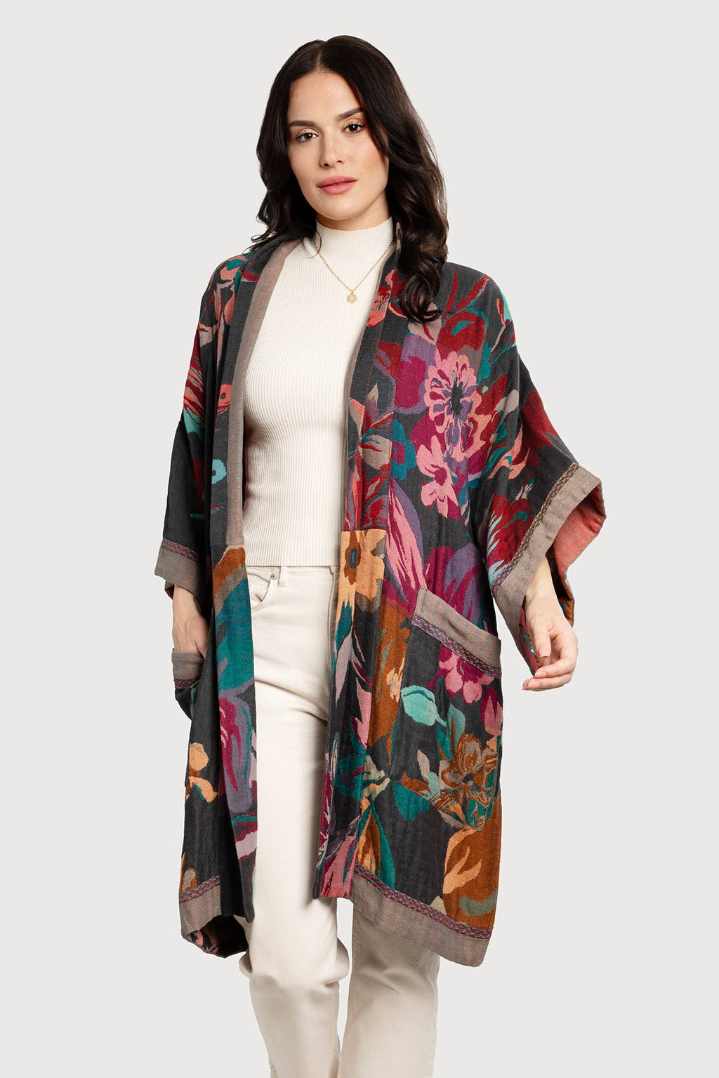 Twyla Floral Kimono Jacket