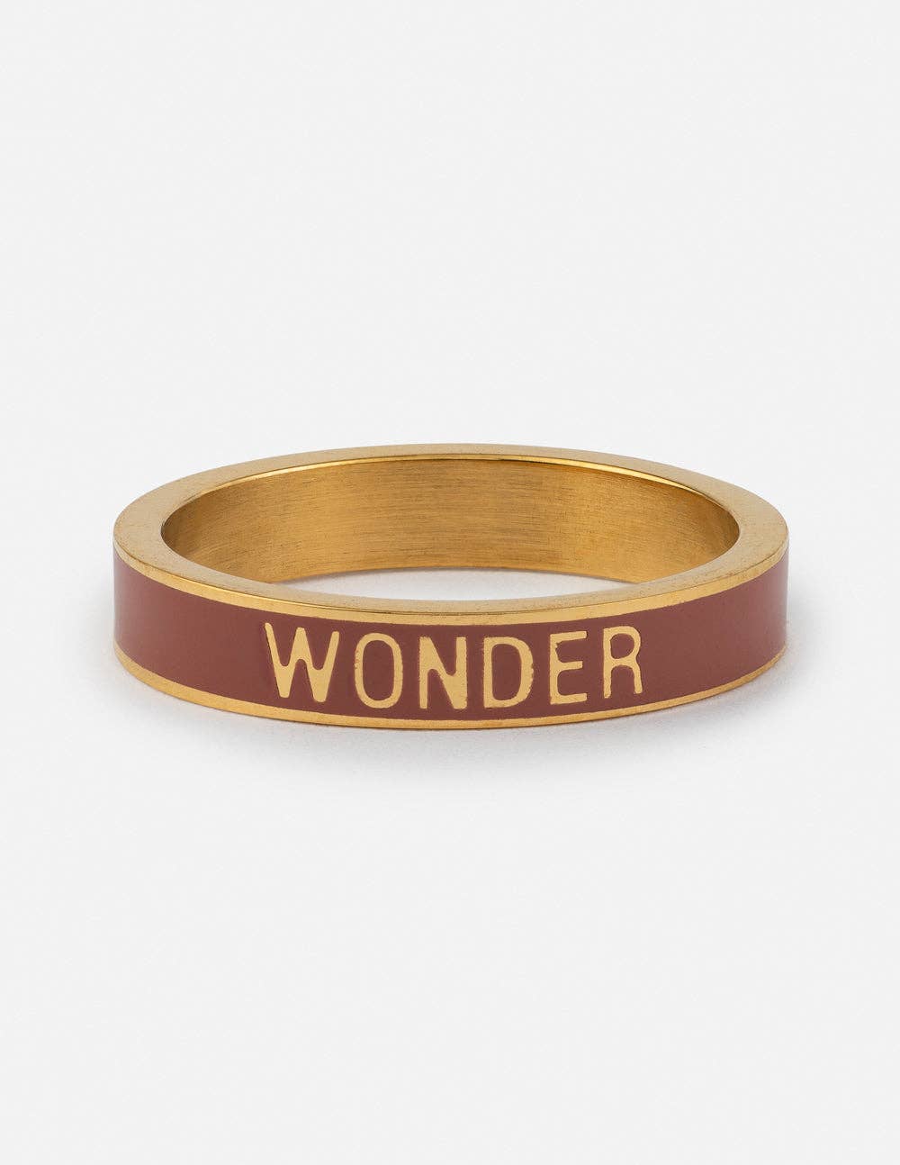 Mauve Enamel Wonder Ring