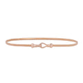 Gold Metal Stretch Belt for Women | Skinny Statement Belt