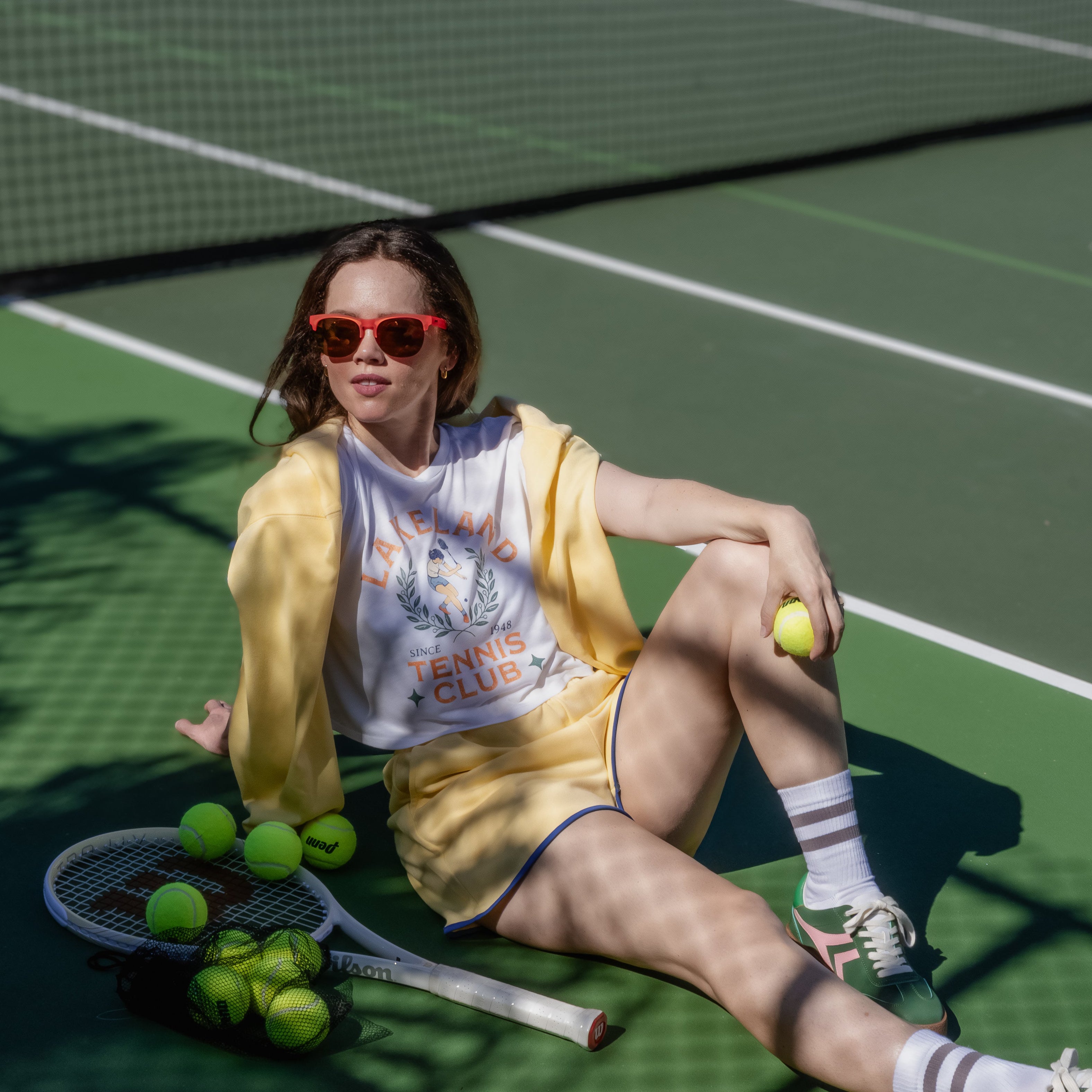 Lakeland Tennis Club Cropped Tee