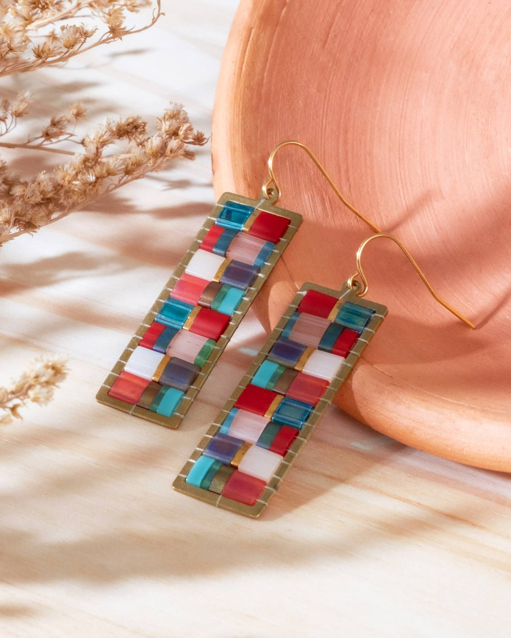 Mandee Mosaic Drop Earrings