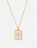 Enamel Cross Necklace