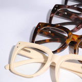 Wide Frame Glitter Side Fashion Reading Glasses