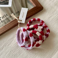 Valentine's Day Seamless Hair Ties (Set of 6)