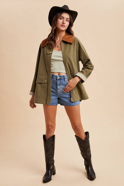 Corduroy Cotton Chore Jacket