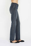 HW Button Fly Hem Destroy Straight