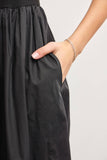Scoop Neck Drop Waist Flare Dress
