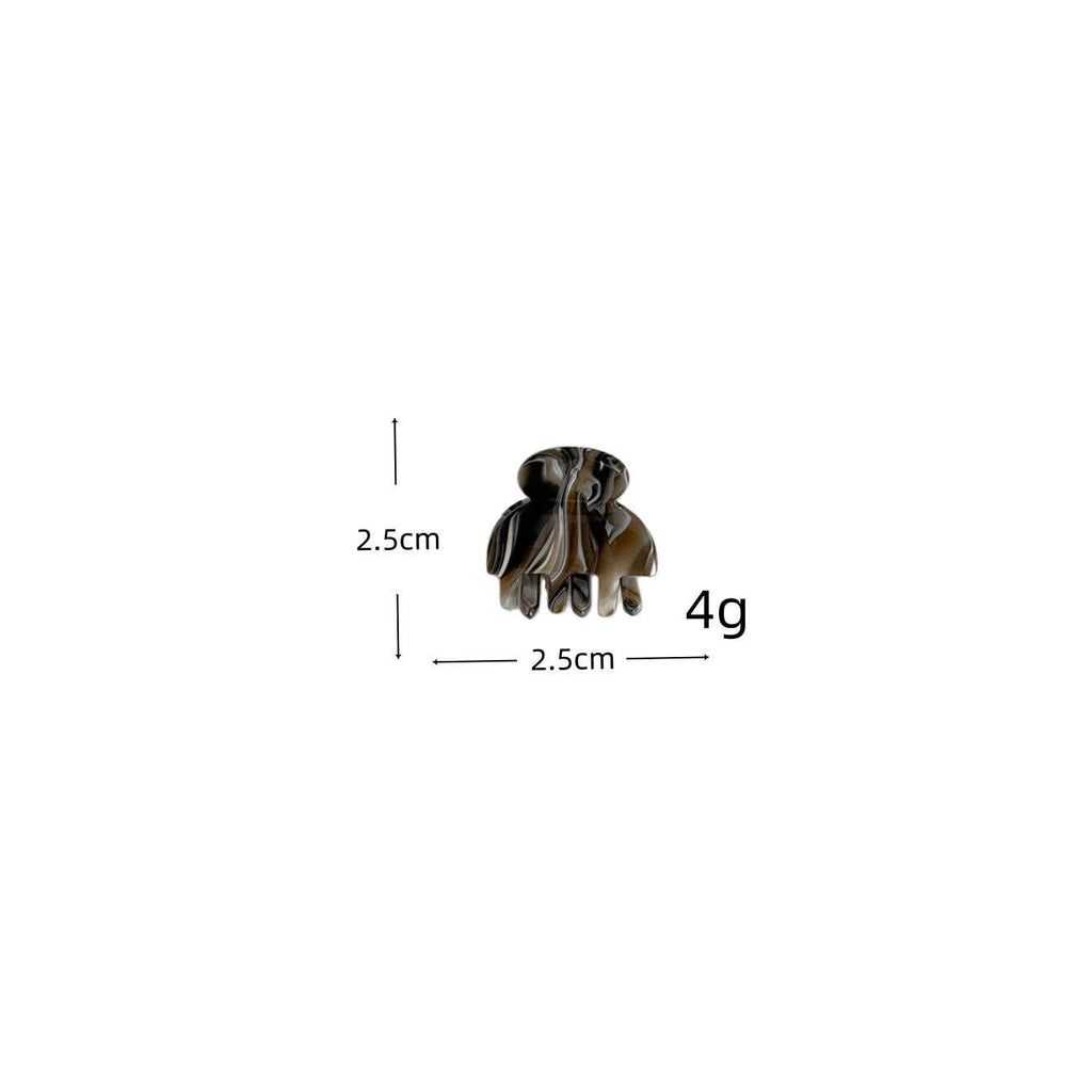 Vintage Tortoise Shell Textured Mini Claw Clip 6W6HCP1285