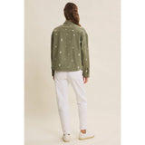 Embroidered Cotton Utility Jacket