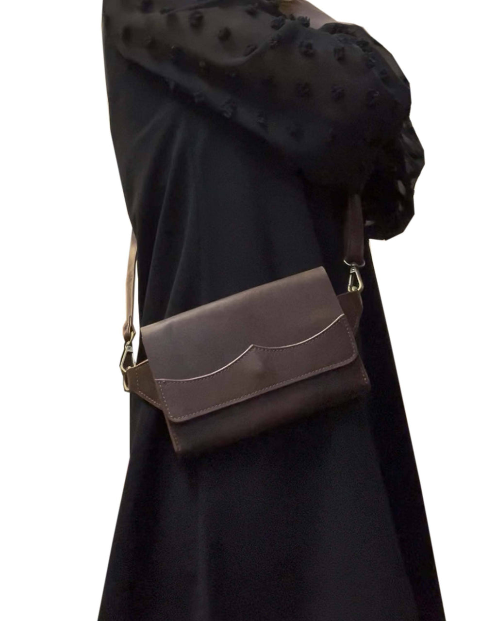 Vintage leather fanny pack sling bag waist bag