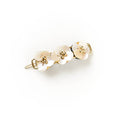 Aiyana Flowers Barrette Hair Clip - Mother of Pearl