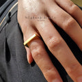 BAR SIGNET RING