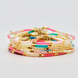 Dainty 3 Tone Bracelet - 24k Gold Plated