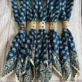 Blue Floral Bandanas