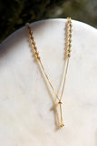 Cassidy Bolo 18K Gold Plated Necklace