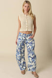 Suzy Floral Baggy Pants
