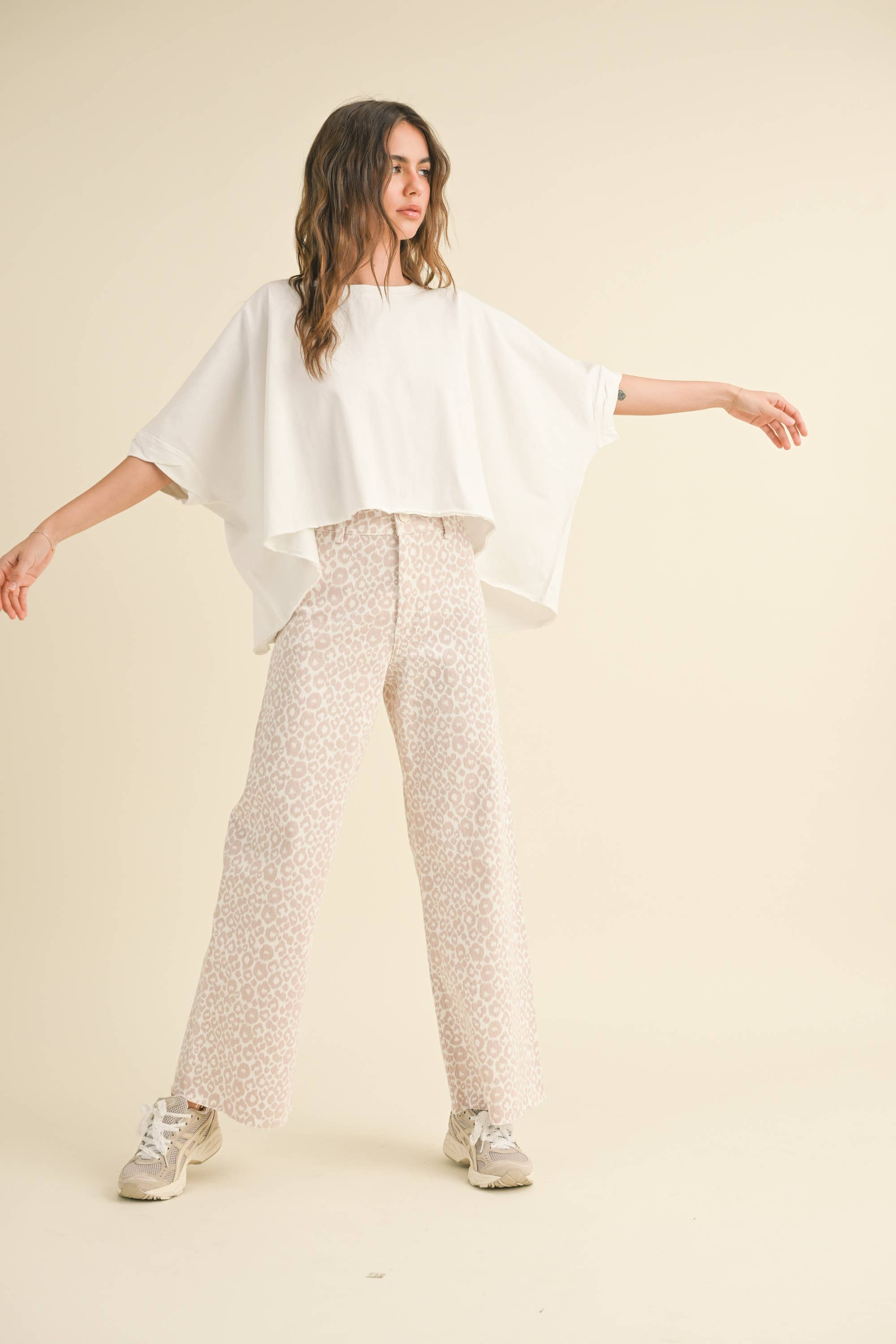 BYE AND WASH OVERSIZED TOP