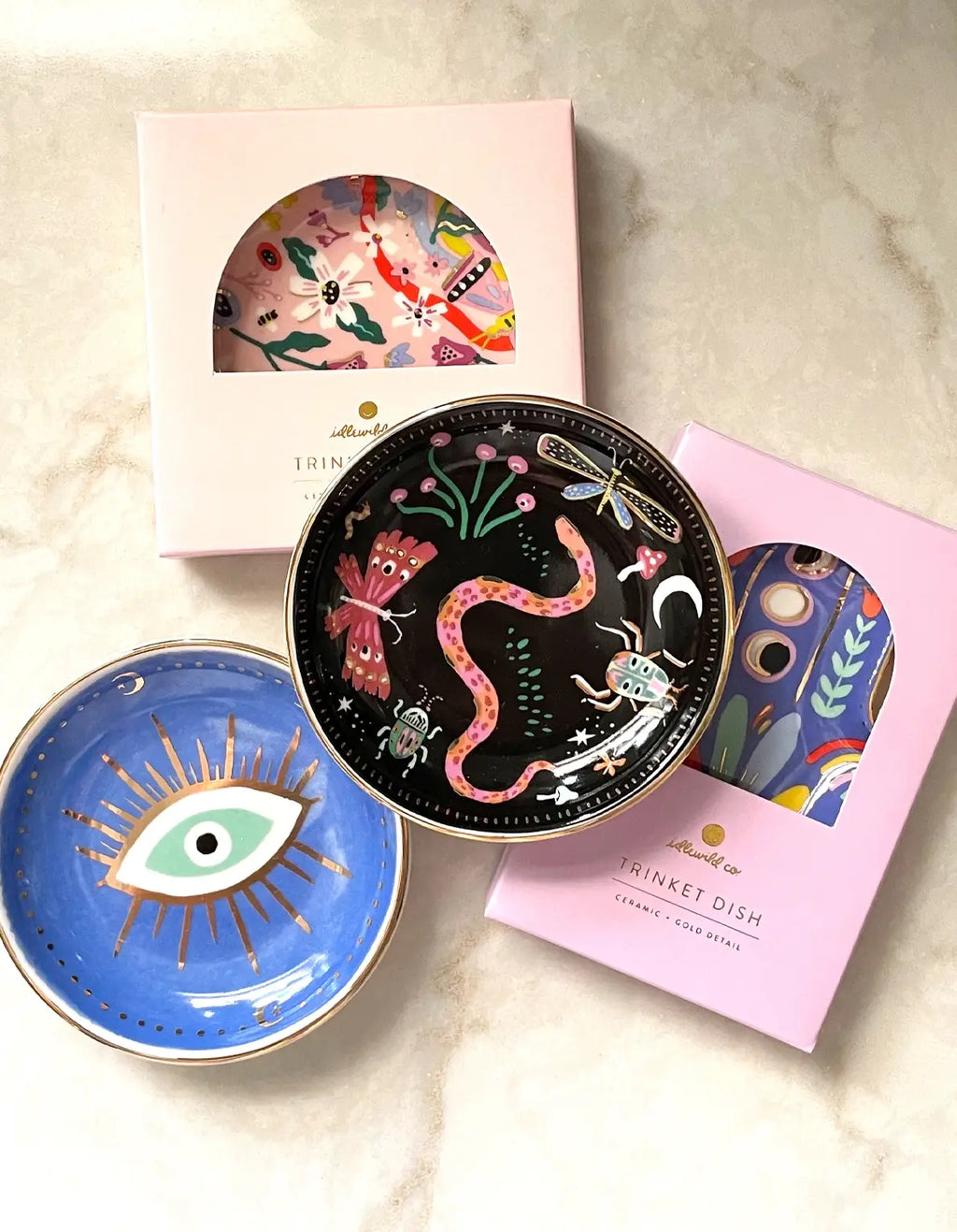 Porcelain Trinket Dish | Butterfly Garden