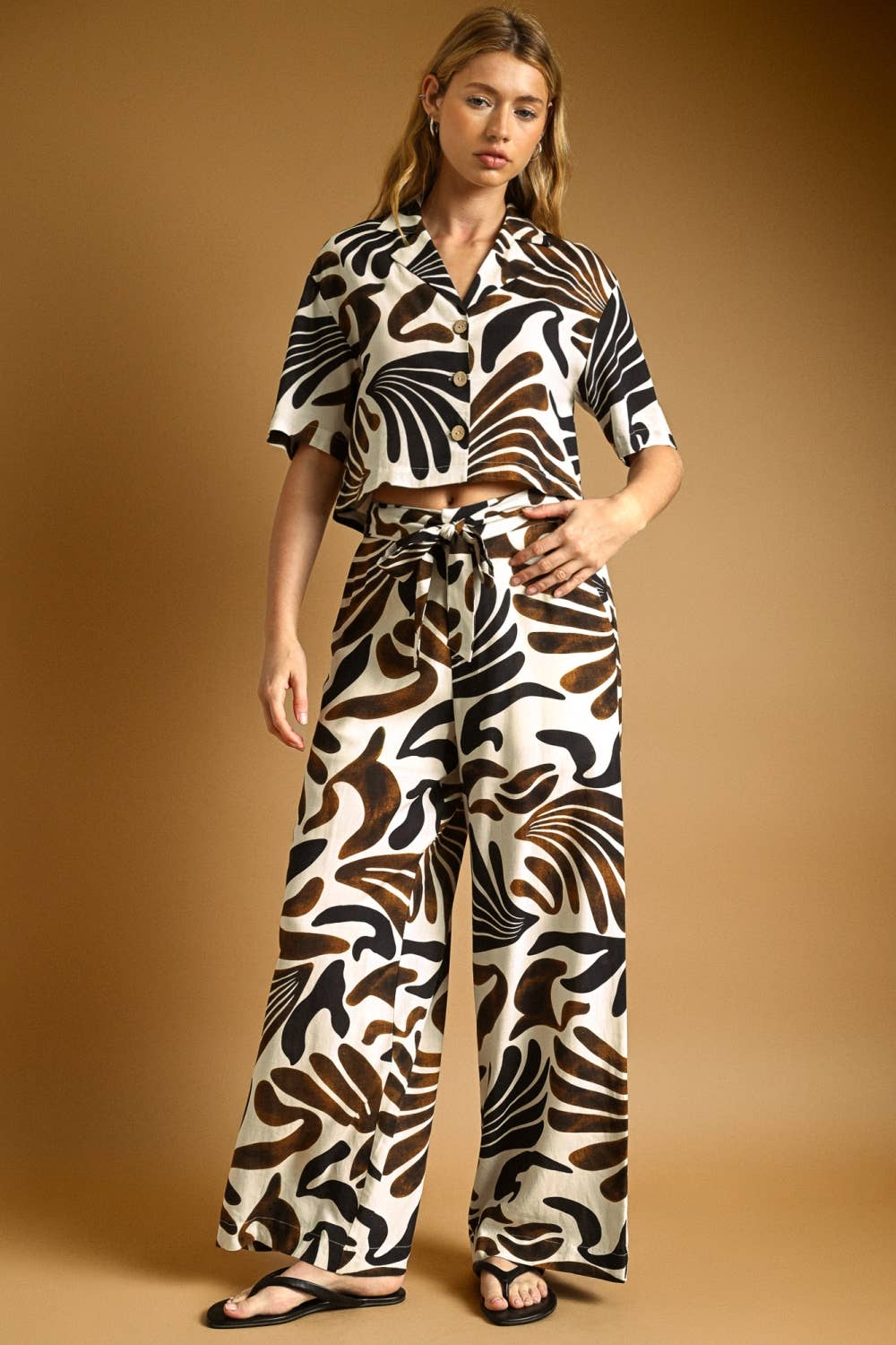 P6259ST   MULTI COLOR PRINTED TROUSERS