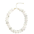 Bailey Chunky Beaded Necklace- Clear