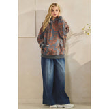 Printed Fleece Hoodie