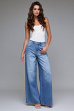 Medium Wash Clean Super Soft 33" Inseam Wide leg