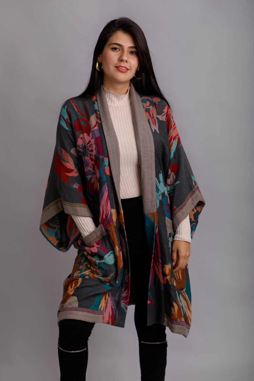 Twyla Floral Kimono Jacket