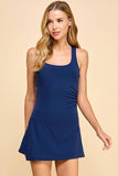 Motion Back Detail Athletic Dress