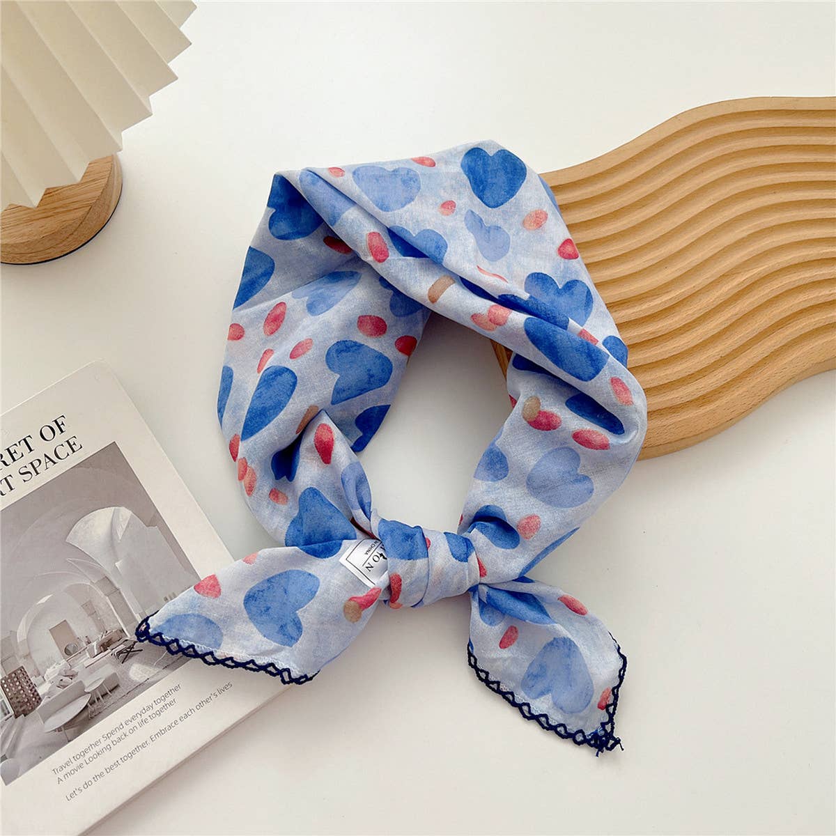Cotton Linen Square Scarf for Women’s Neck Wrap_CWMS0672