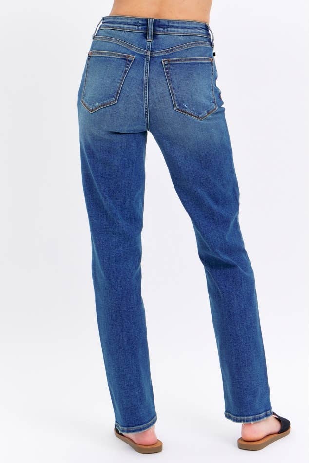High Waist Straight Fit