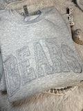 NEW Colors! Custom Raggy Sweatshirt, Popular tone on tone