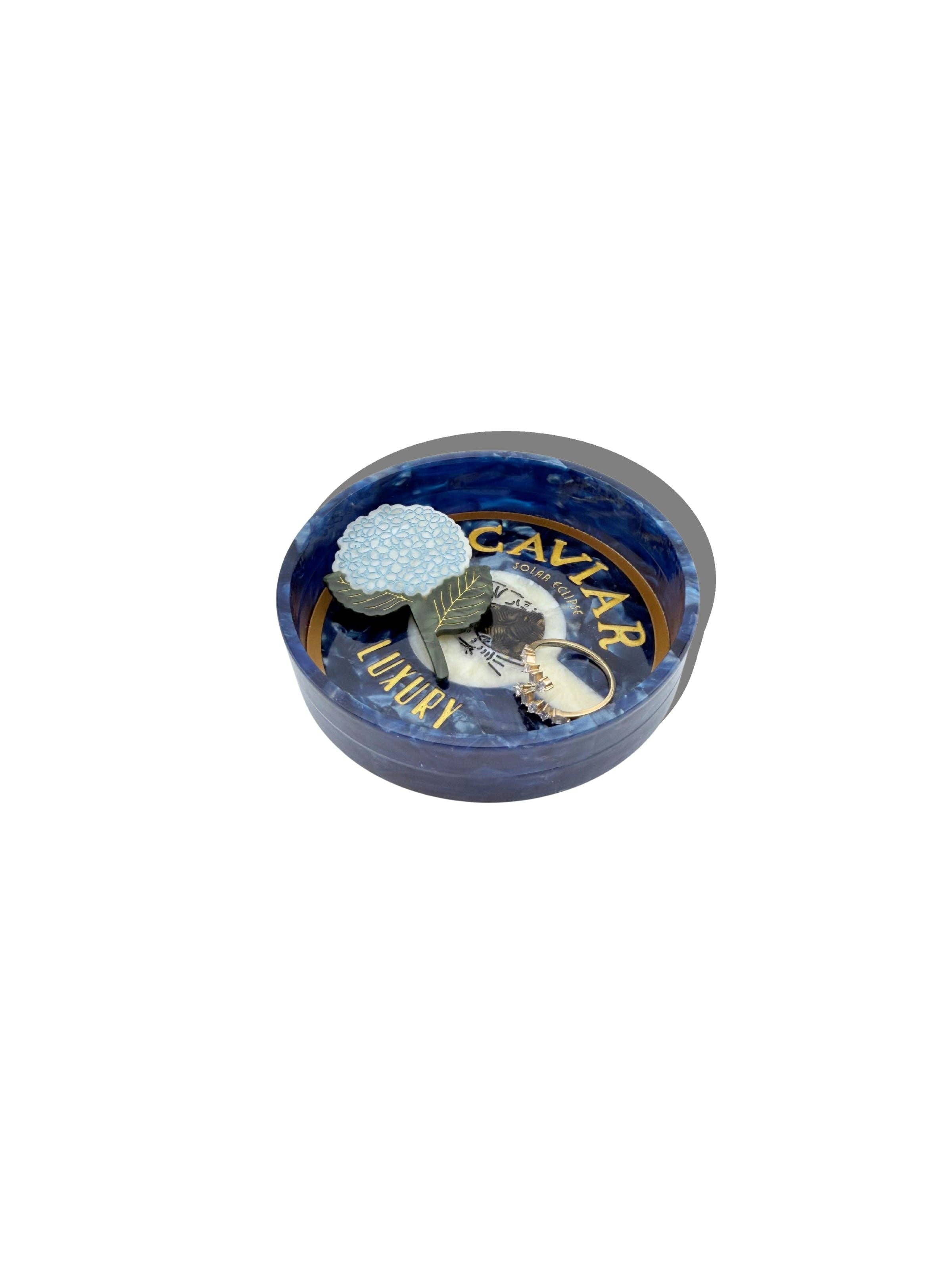 Hand-painted Caviar Trinket Tray