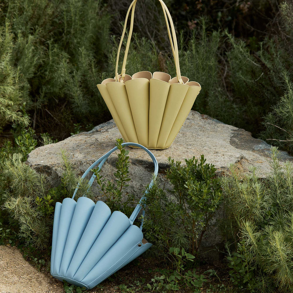 Shellie Bone Recycled Vegan Leather Shoulder Bag