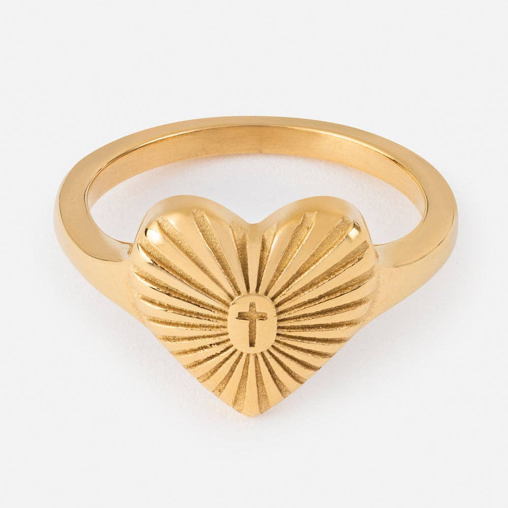 Radiant Heart Ring