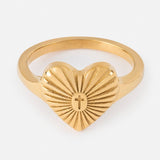 Radiant Heart Ring