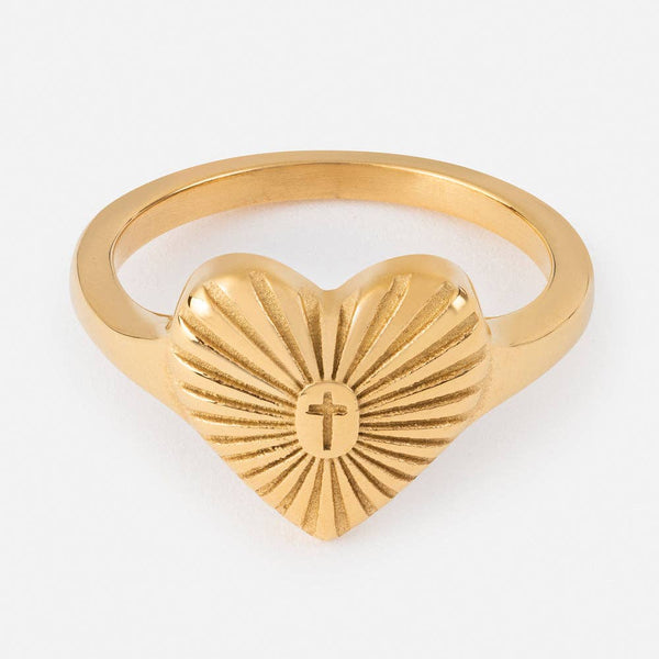 Radiant Heart Ring