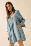 Denim Babydoll Dress