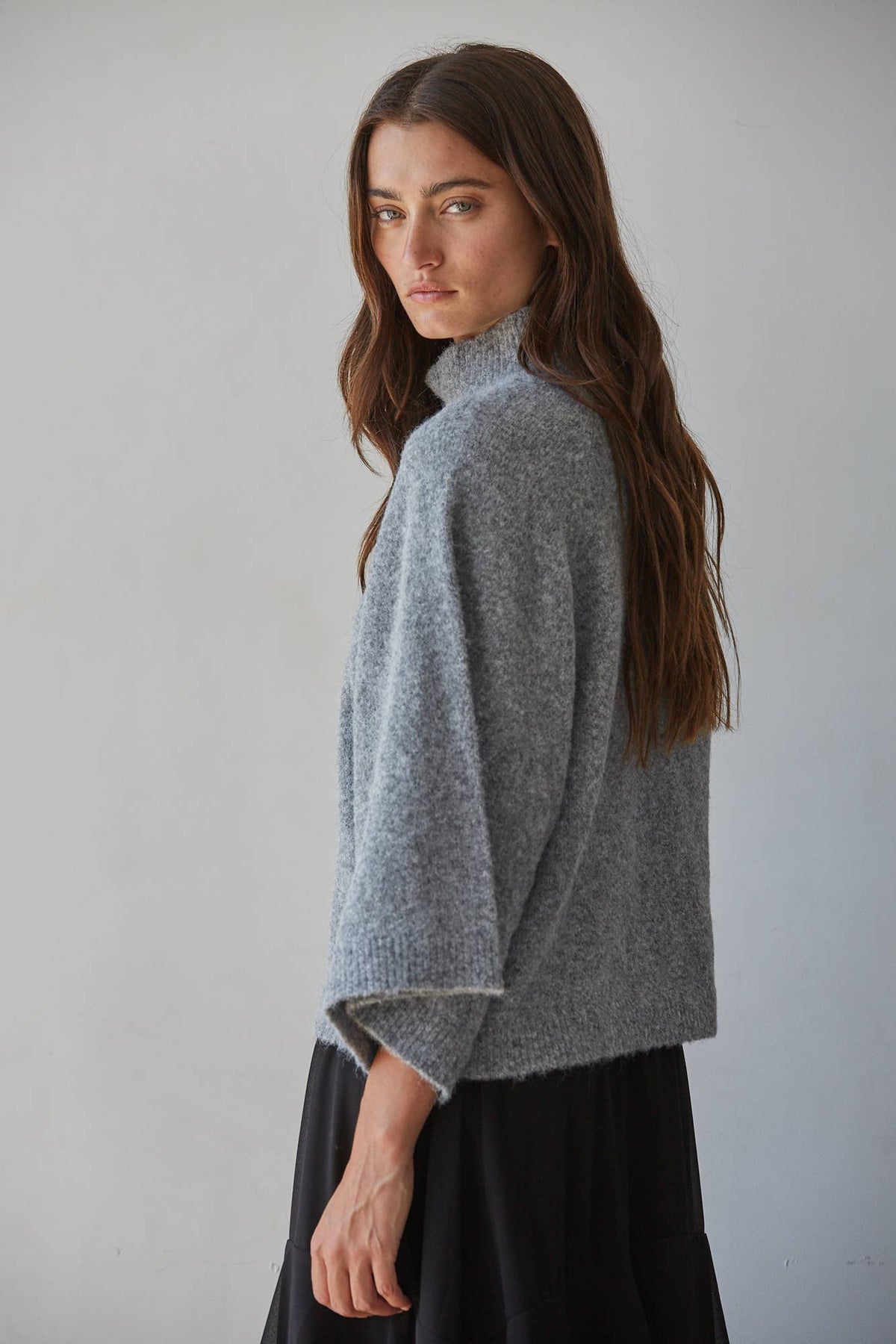 Nora Boxy Turtleneck