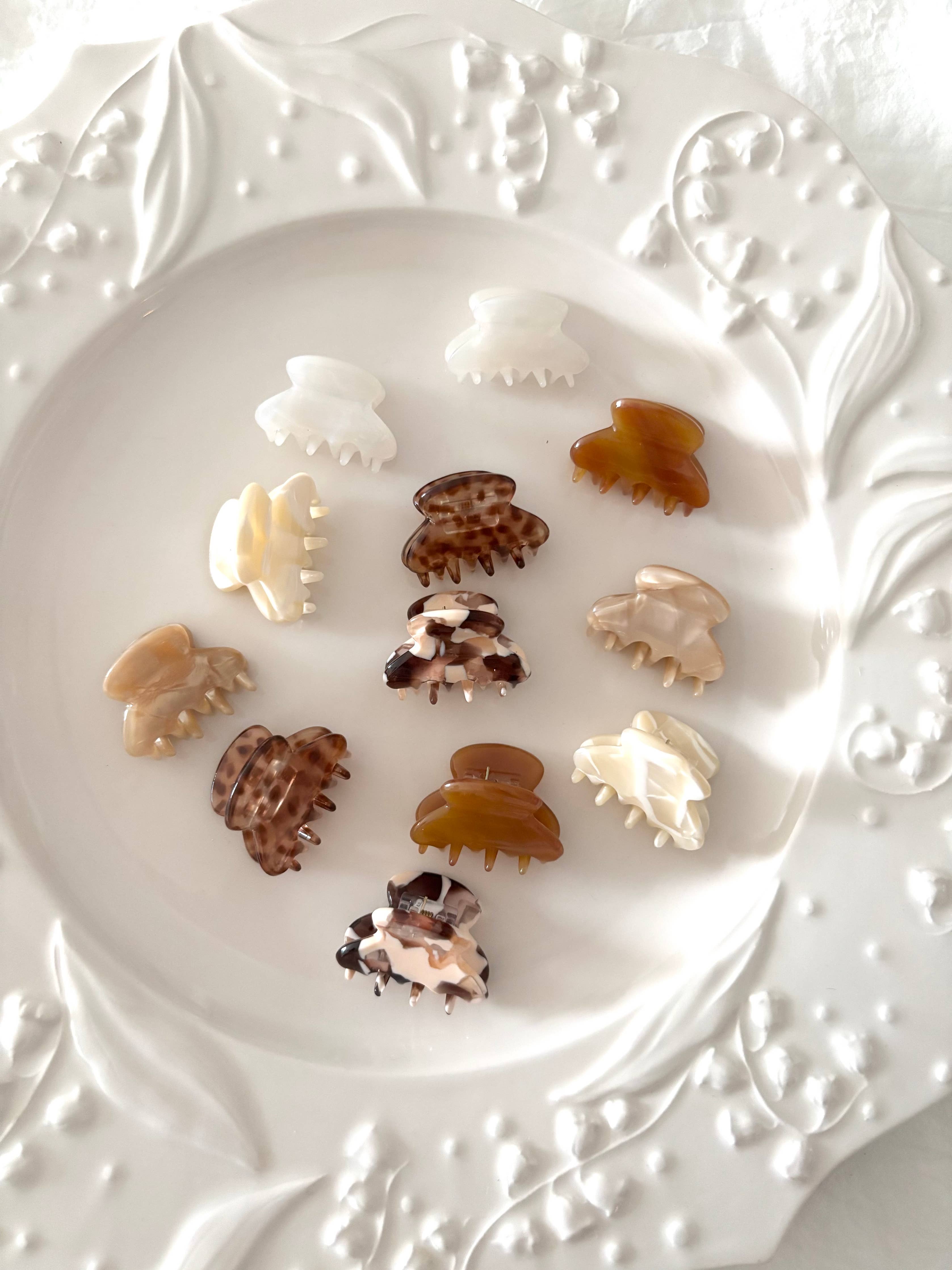 Mini Neutral Everyday Essential Hair Clips (DANIA)