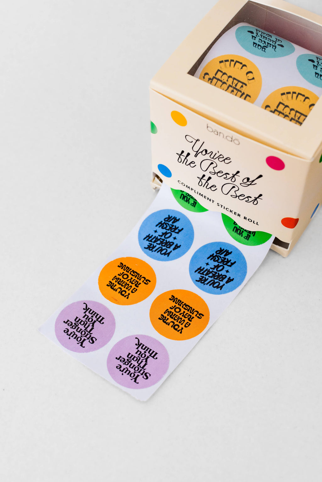Sticker Roll, Compliments