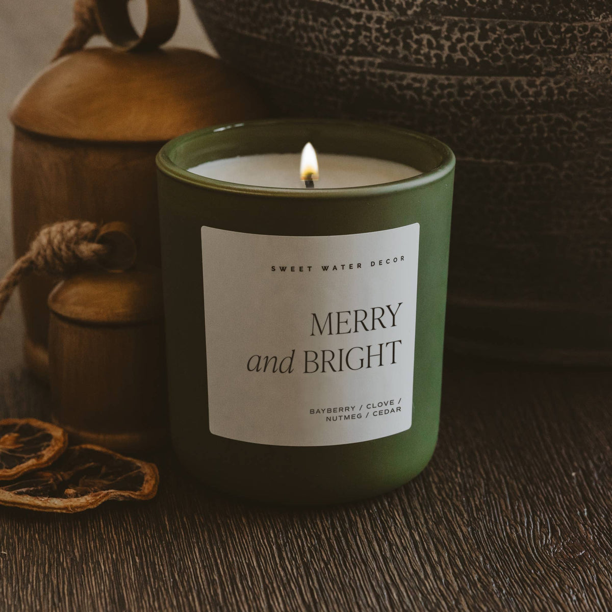 Merry and Bright 15 oz Matte Jar Candle