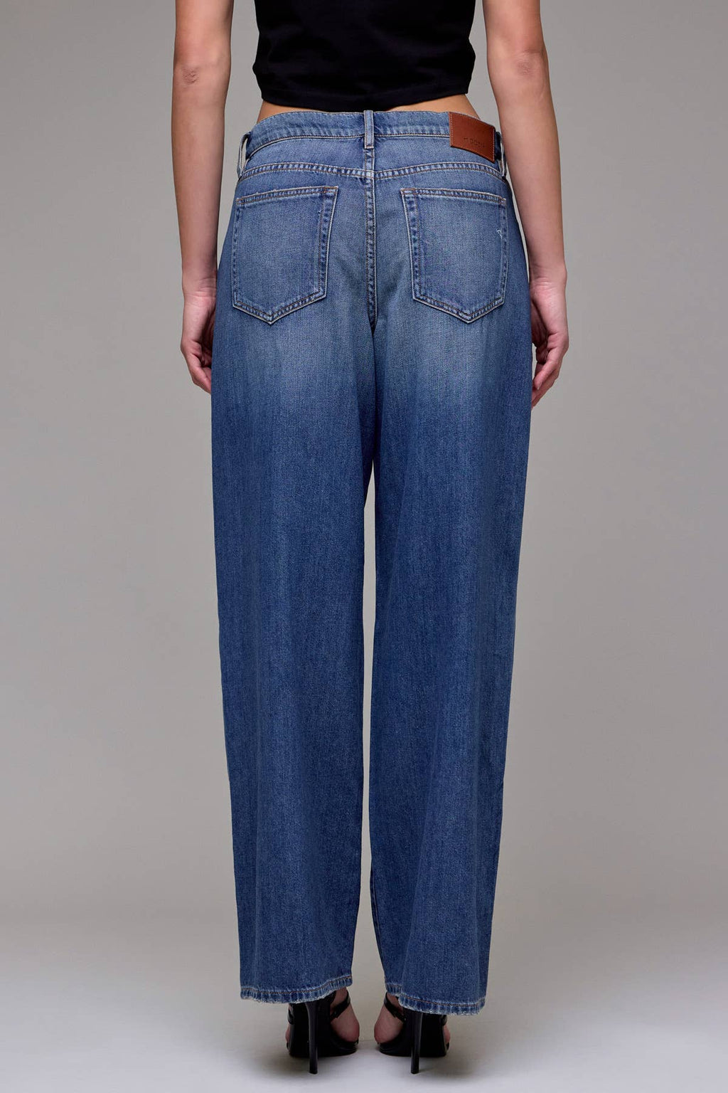 Medium Vintage Classic Patch Oversized Baggy Jean