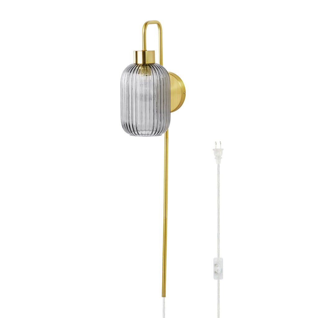 32"H Davia Retro Wall Sconce Pink, White, Smoke, or Green