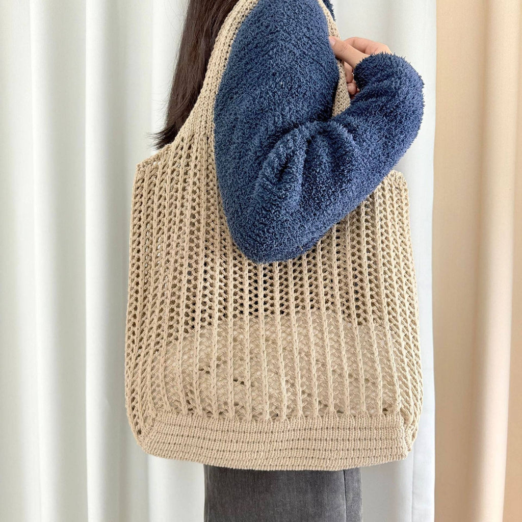 Large Crocheted Tote Bag