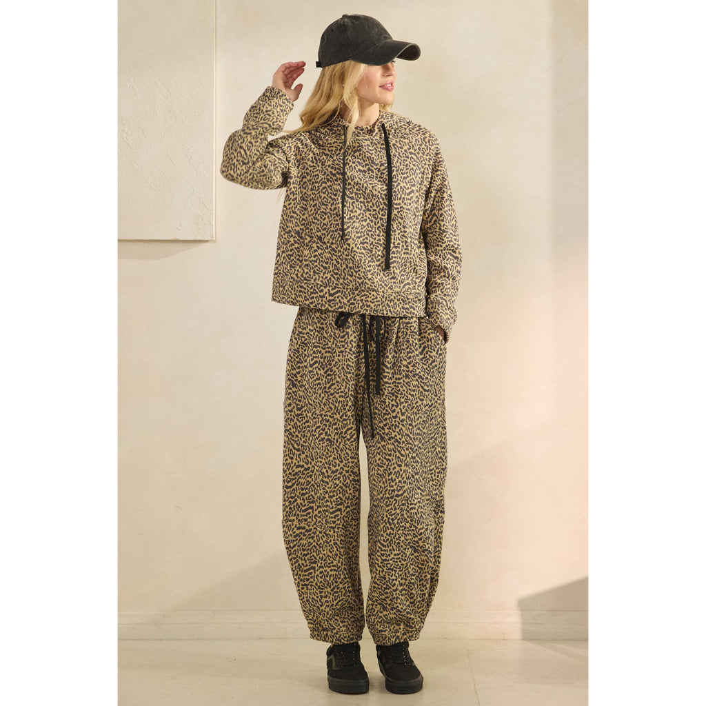 Printed French Terry Pants