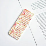 Acrylic Square Mini Portable Hair Combs