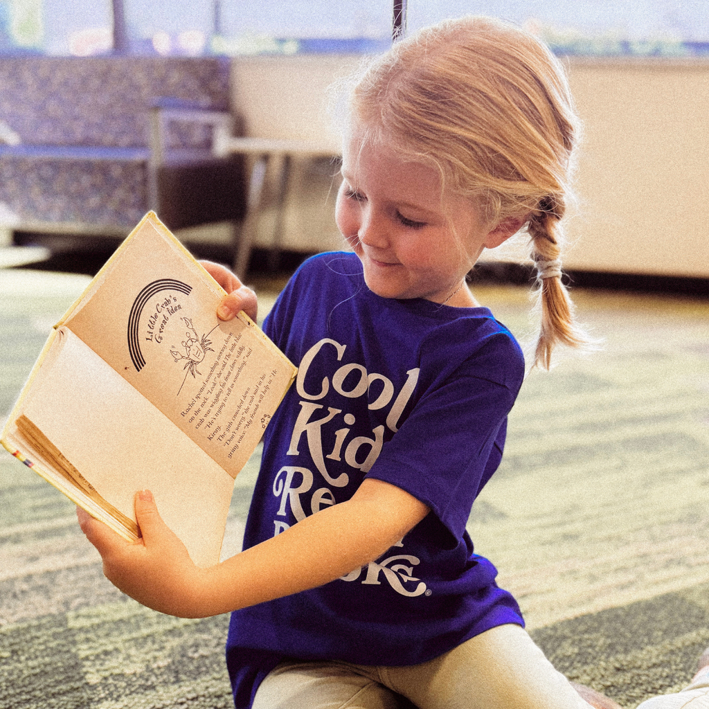 Youth Size Cool Kids Read Books Graphic Tee