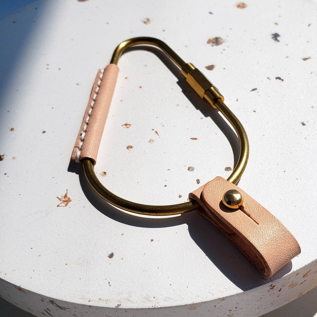 Brass Key Carabiner - “Pear"